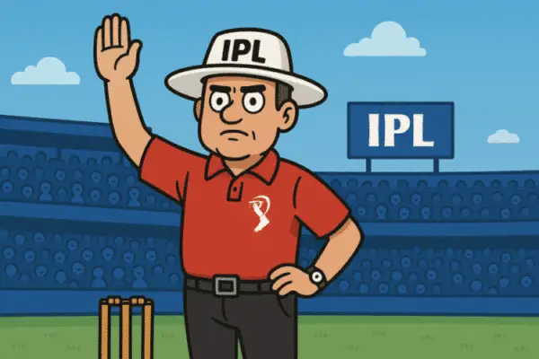 umpire standing image ssowcasing the umpire salary in ipl