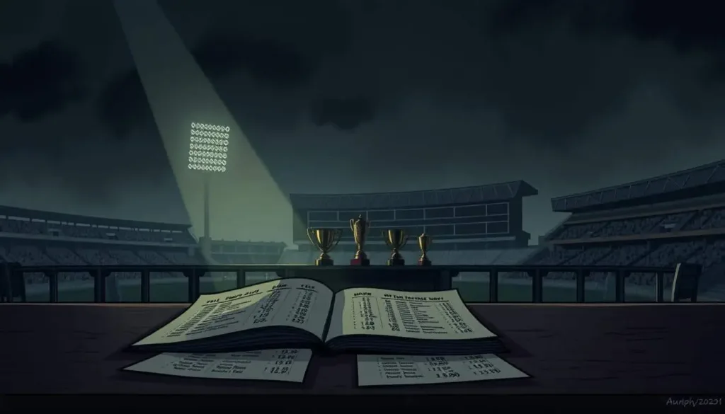 dark theme cricket stadium for worst ipl record