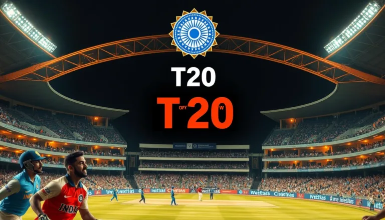 a sports stadium with people in the stands depict the most t20 wins by a team