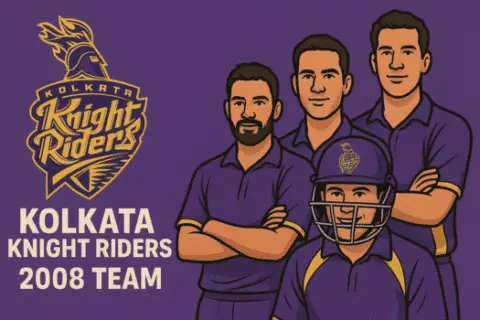 kkr 2008 team in animated style