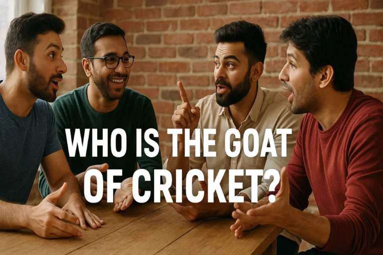 fans debating on who is the goat of cricket in a healthy way