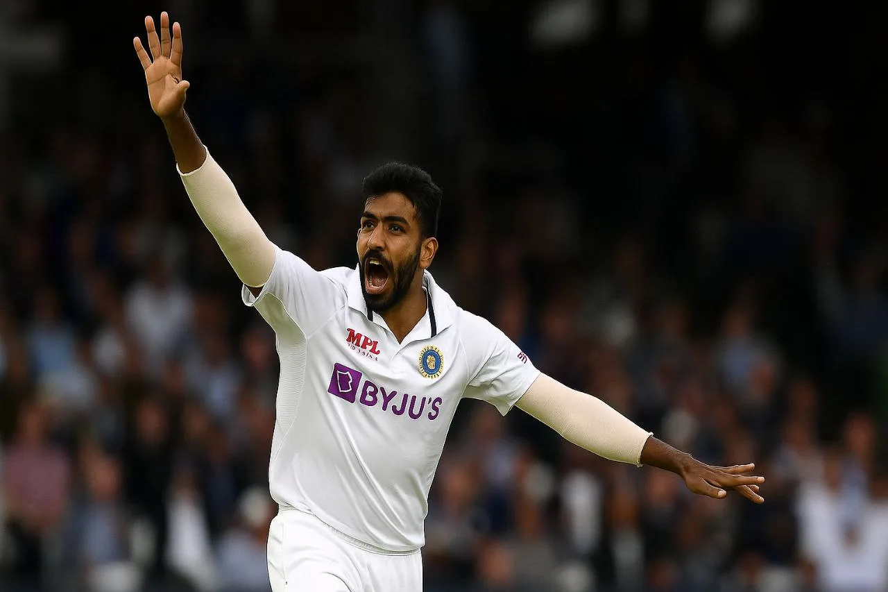 jasprit bumrah wicket celebration against england