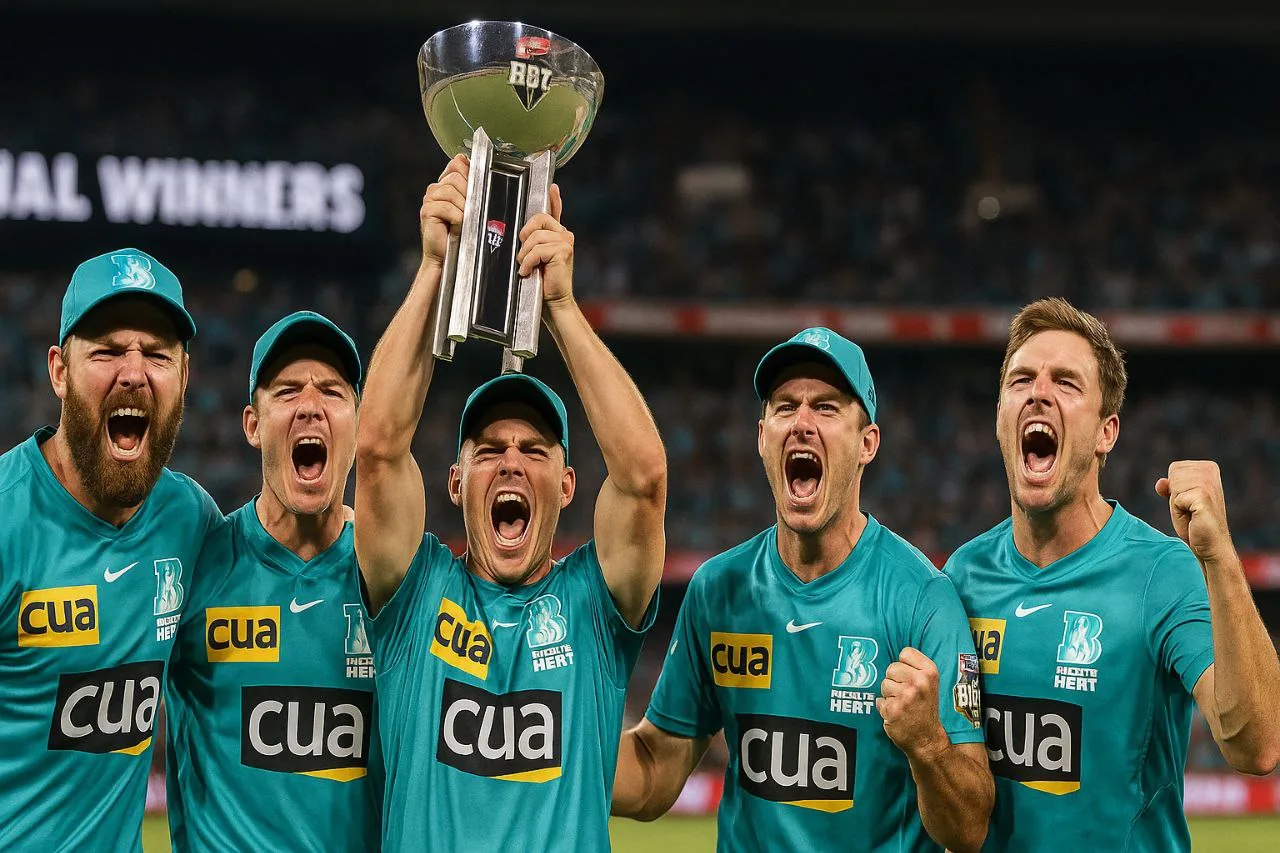 winning momments for brisbane heat in BBL