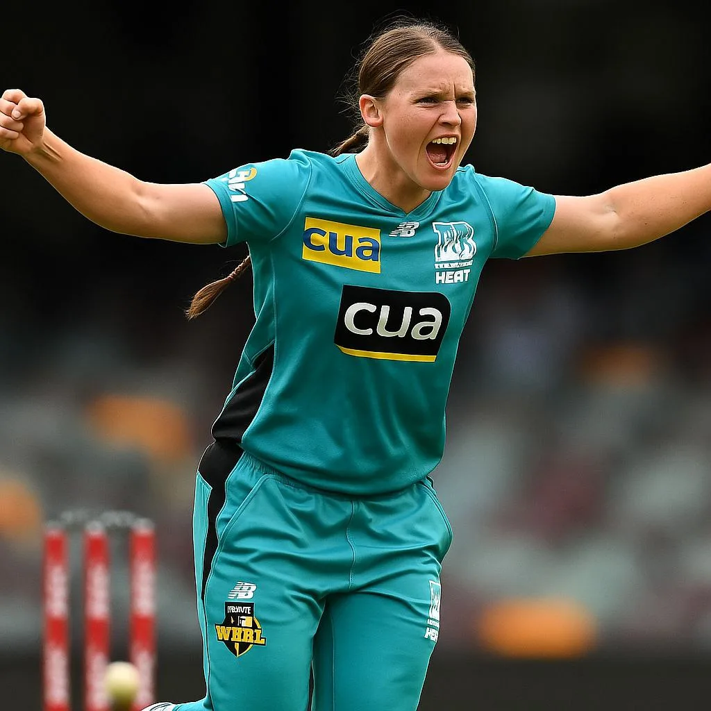 Jess Jonassen taking crucial wickets in WBBL